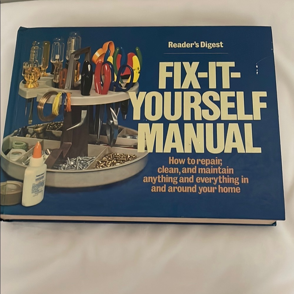 Vintage 1977 Reader’s Digest Fix-It-Yourself Manual Hardcover Book